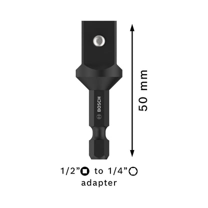 Adaptado Cuadrante PRO Impact 1/2''x50mm - Bosch - Herram.cl