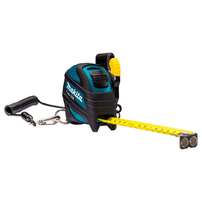 Huincha de medir 7.5m Con con cordón de seguridad - Makita - Herram.cl
