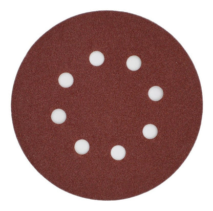 Pack 10 Discos Lija Con Velcro 125mm (5'') G100 - Makita - Herram.cl