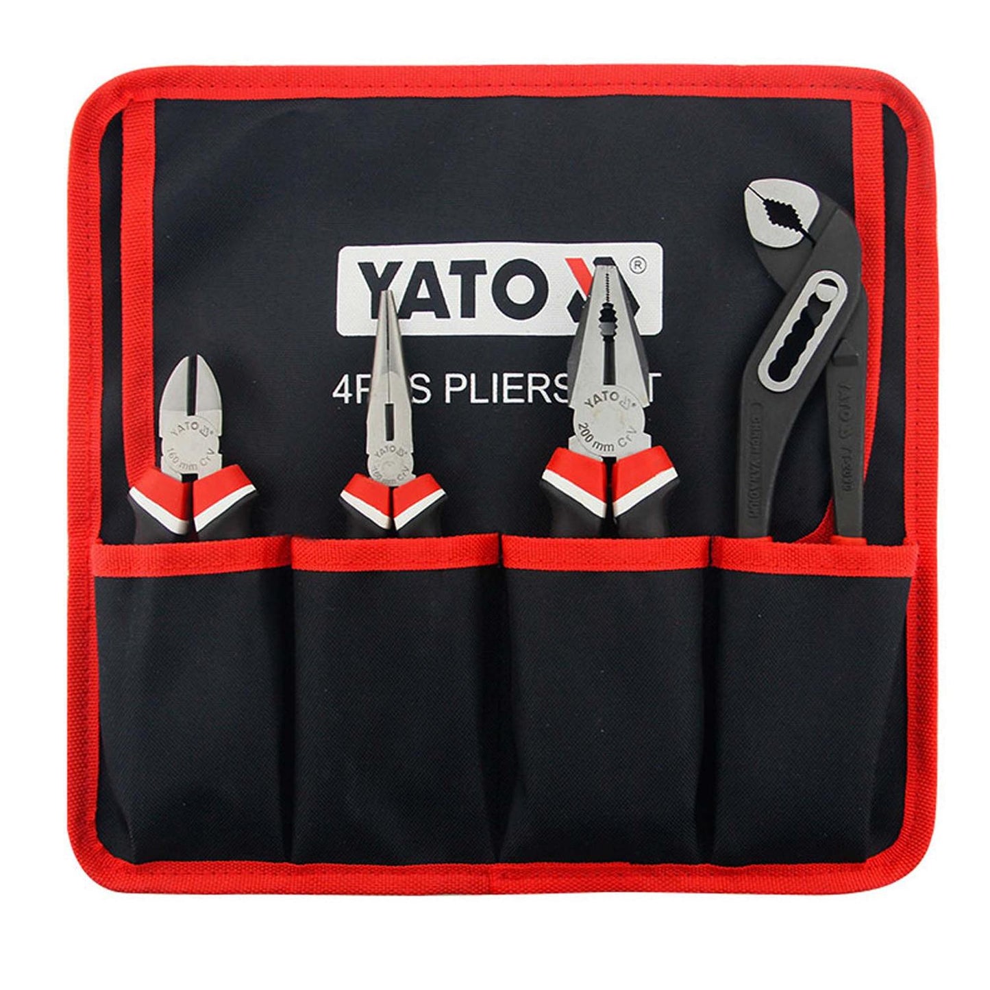 Juego De Alicates Y Tenazas 4 Pzas YT - 39619 - Yato - Herram.cl