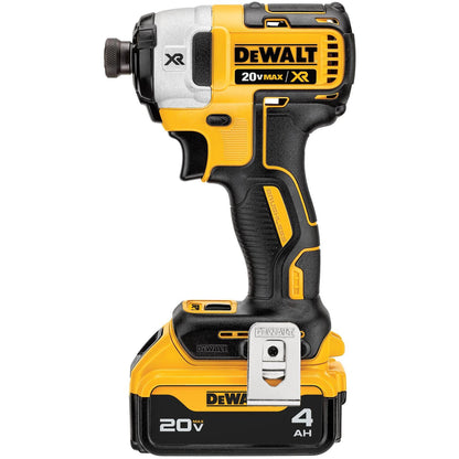 Kit atornillador de impacto 20V MAX. XR 2 Bat. 4Ah - DeWALT - Herram.cl
