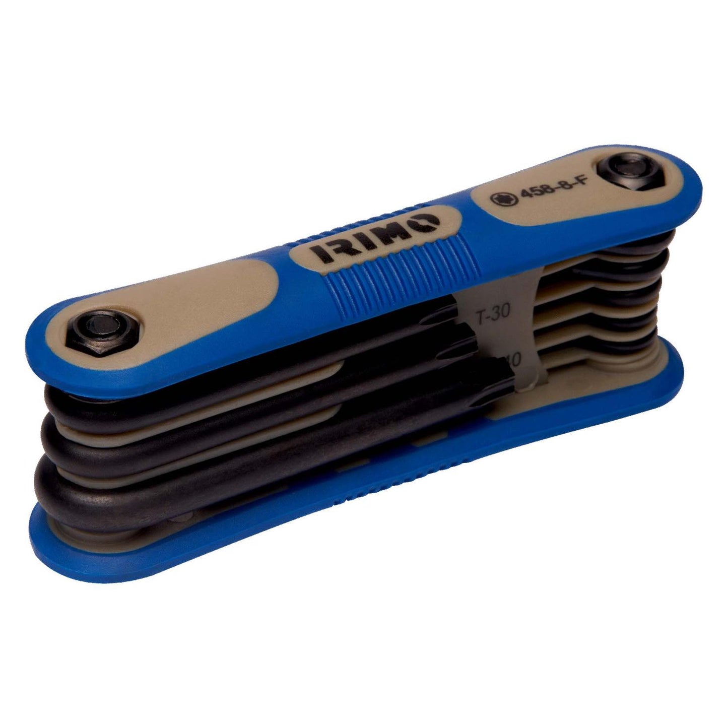 Juego de llaves acodadas pavonadas con punta Torx Inviolables 9 Pzas - Iirmo - Herram.cl