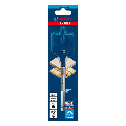 Broca Paleta Expert Self Cut Speed 40 X 152mm – Bosch - Herram.cl