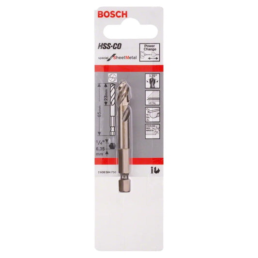Broca Guía Bosch HSS-Co Power Change 65mm Metal - Herram.cl