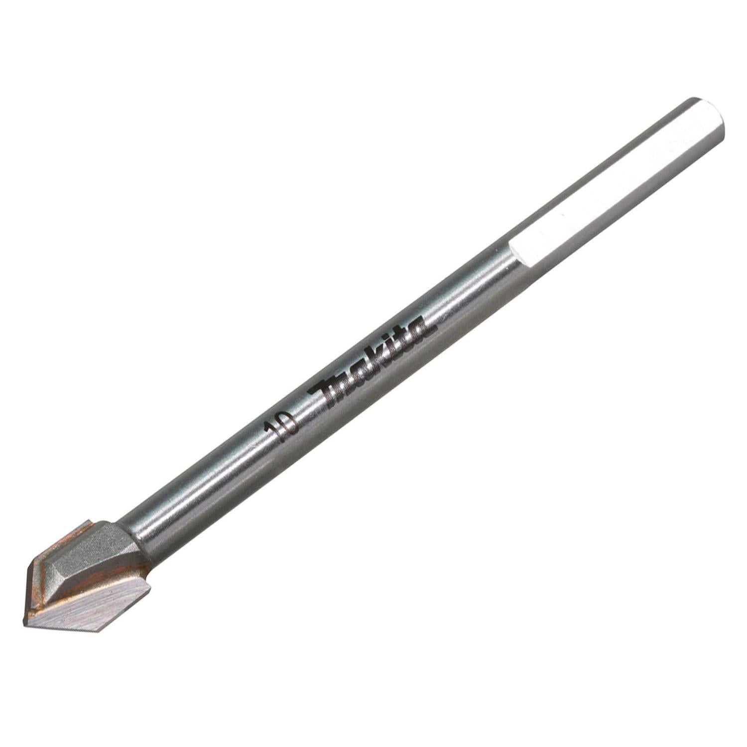 Broca Para Vidrio y Baldosas 10x96mm (Toma 3 Caras) - Makita - Herram.cl