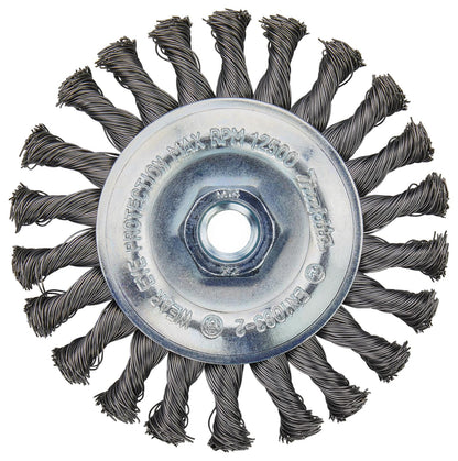 Grata Circular Plana Acero Trenzado 125x0,5mm / M14 - Makita - Herram.cl