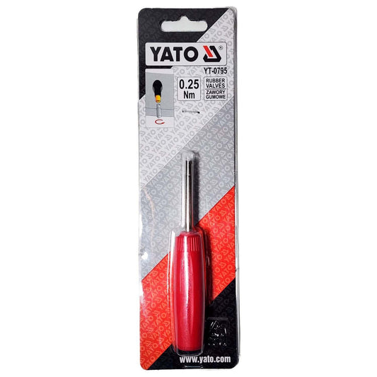 Llave Torque Válvulas Goma YATO YT-0795 0.25Nm Obús - Herram.cl