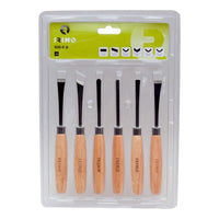 Juego de Gubias Para Tallar 160mm 6 Pzas - Irimo - Herram.cl