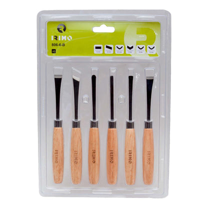 Juego de Gubias Para Tallar 160mm 6 Pzas - Irimo - Herram.cl