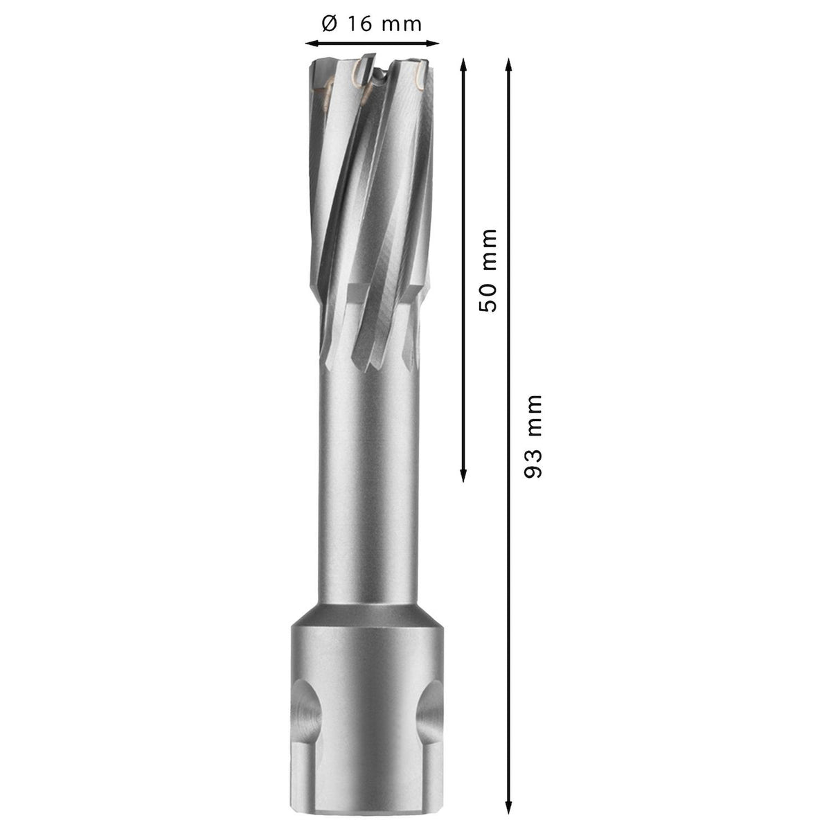Broca Anular Bosch PRO TCT 16x50mm Carburo Tungsteno Weldon - Herram.cl