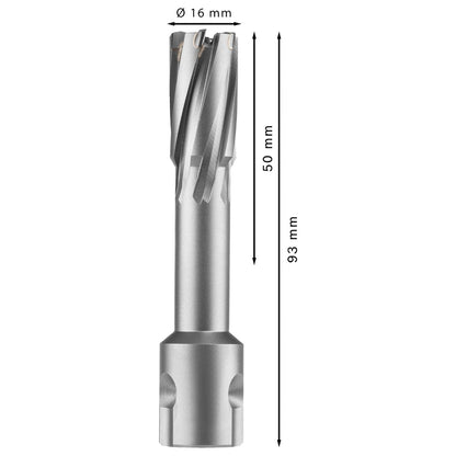 Broca Anular Bosch PRO TCT 16x50mm Carburo Tungsteno Weldon - Herram.cl