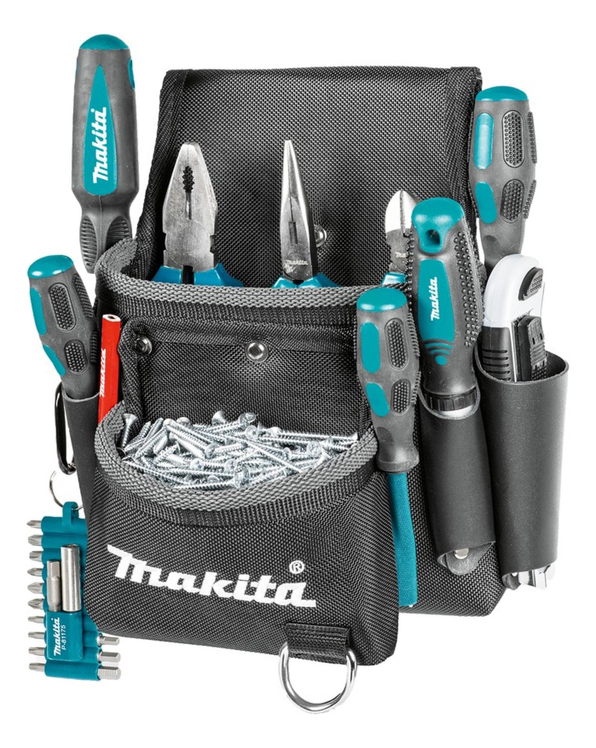 Portaherramientas y Fijaciones 2 Bolsillos - Makita - Herram.cl