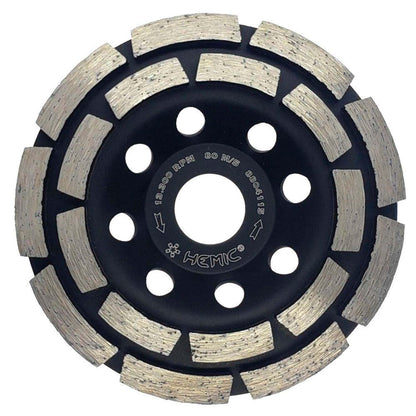 Copa Diamantada Doble Segmento 115x22,23mm - HEMIC - Herram.cl