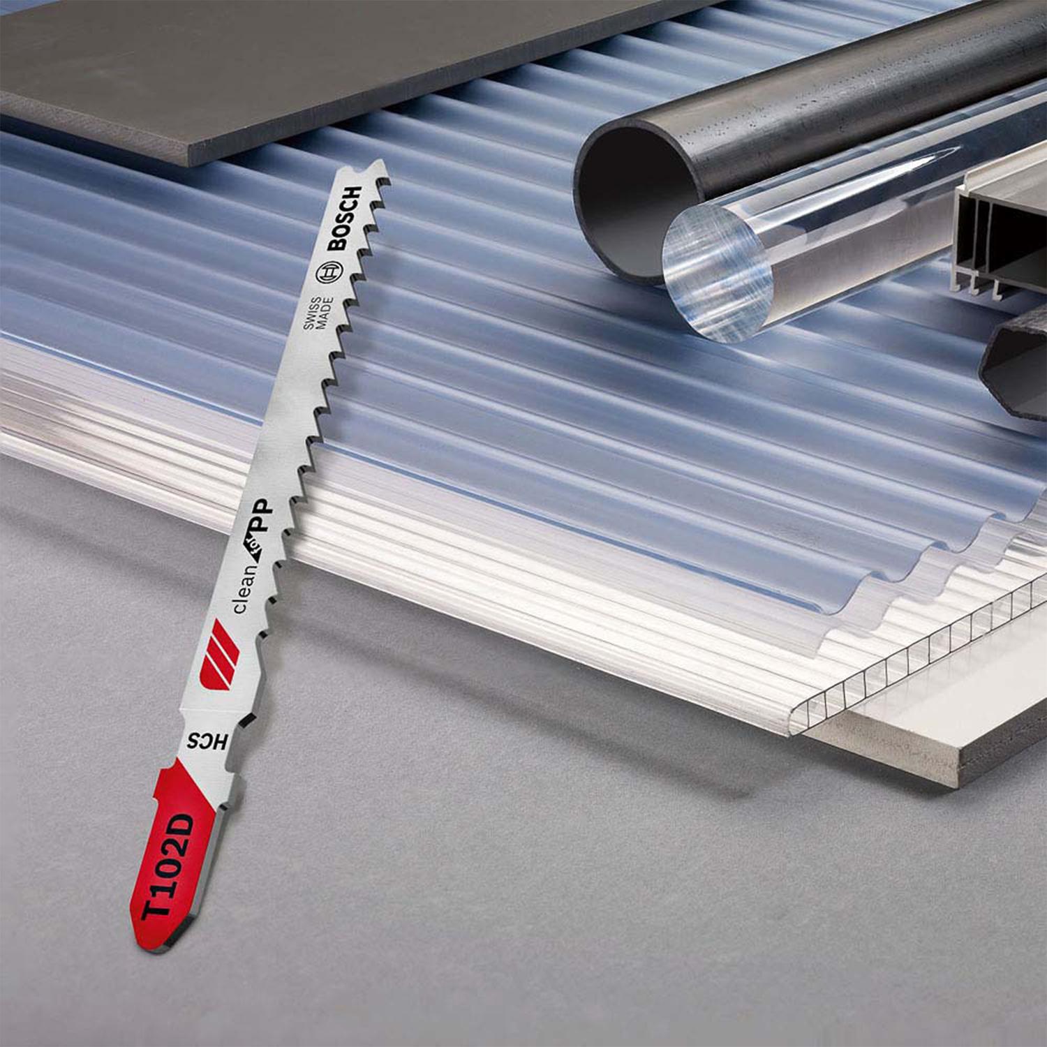 Hoja de calar HCS PVC 100mm 3 Pzas - Bosch - Herram.cl