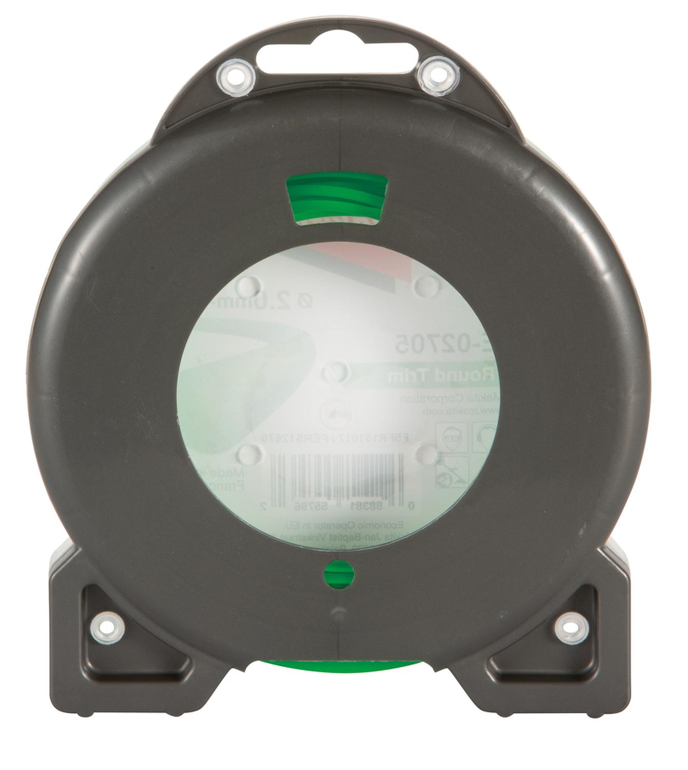 Hilo Nylon Redondo Verde 2.0mm X 15m Makita E - 02705 - Herram.cl