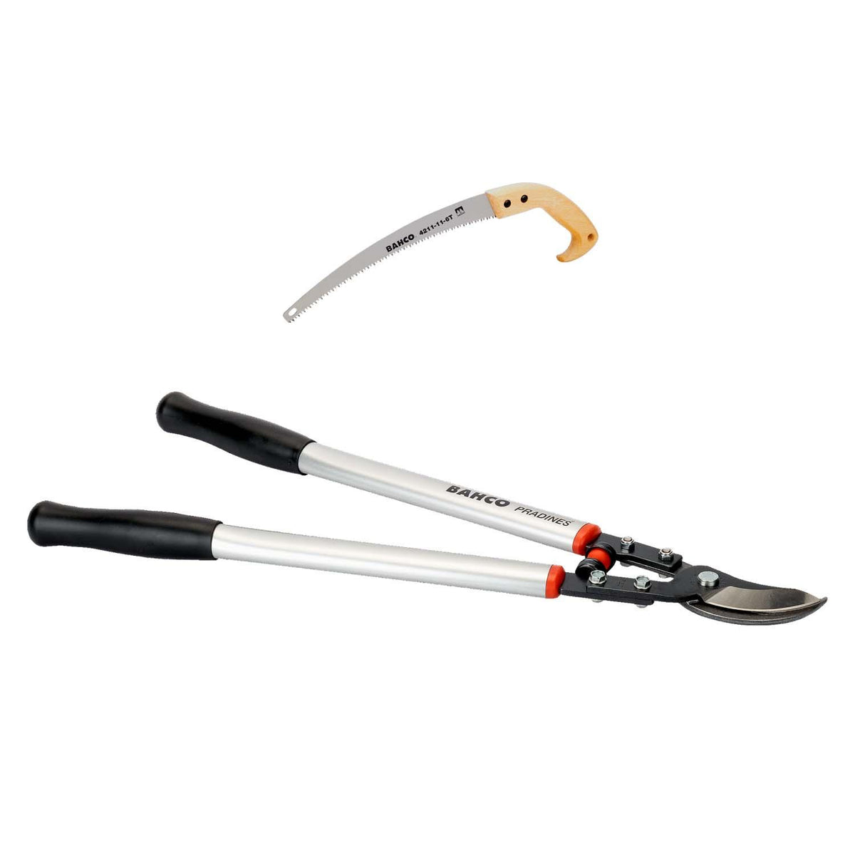 Kit Bahco tijerón de poda + serrucho curvo P160-75-4211 - Herram.cl