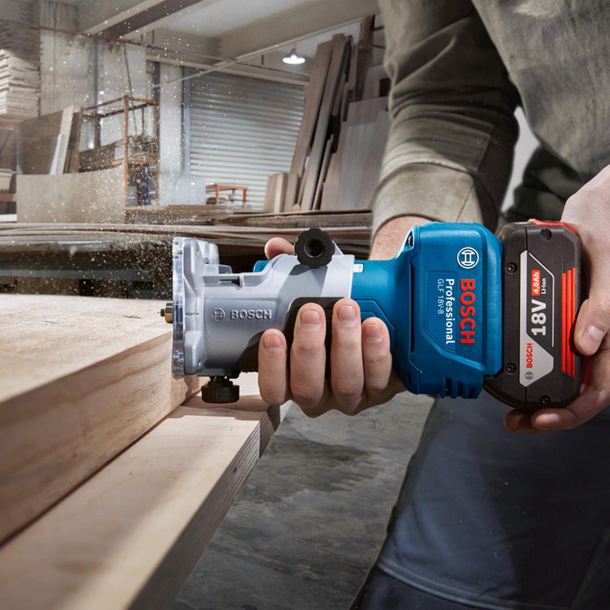 Fresa Enrasadora PRO Bosch 1/2'' x 1'' Vástago 1/4'' - Herram.cl