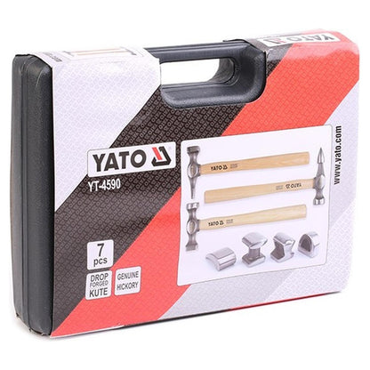 Juego Desabolladura Carrocería YATO YT-4590 7 Pzs Chapa - Herram.cl