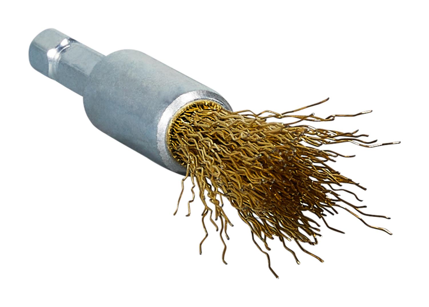Grata Pincel Latón Ondulado 12mm (1/2'') Toma 1/4'' - Makita - Herram.cl