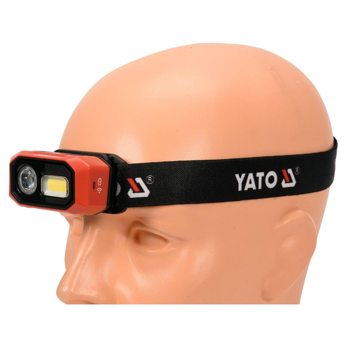 Linterna Frontal LED Recargable Yato YT-08592 480lm Sensor - Herram.cl