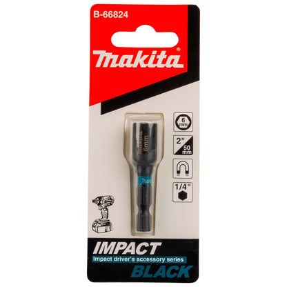 Llave De Vaso Magnética Impact Black 6x50mm - Makita - Herram.cl