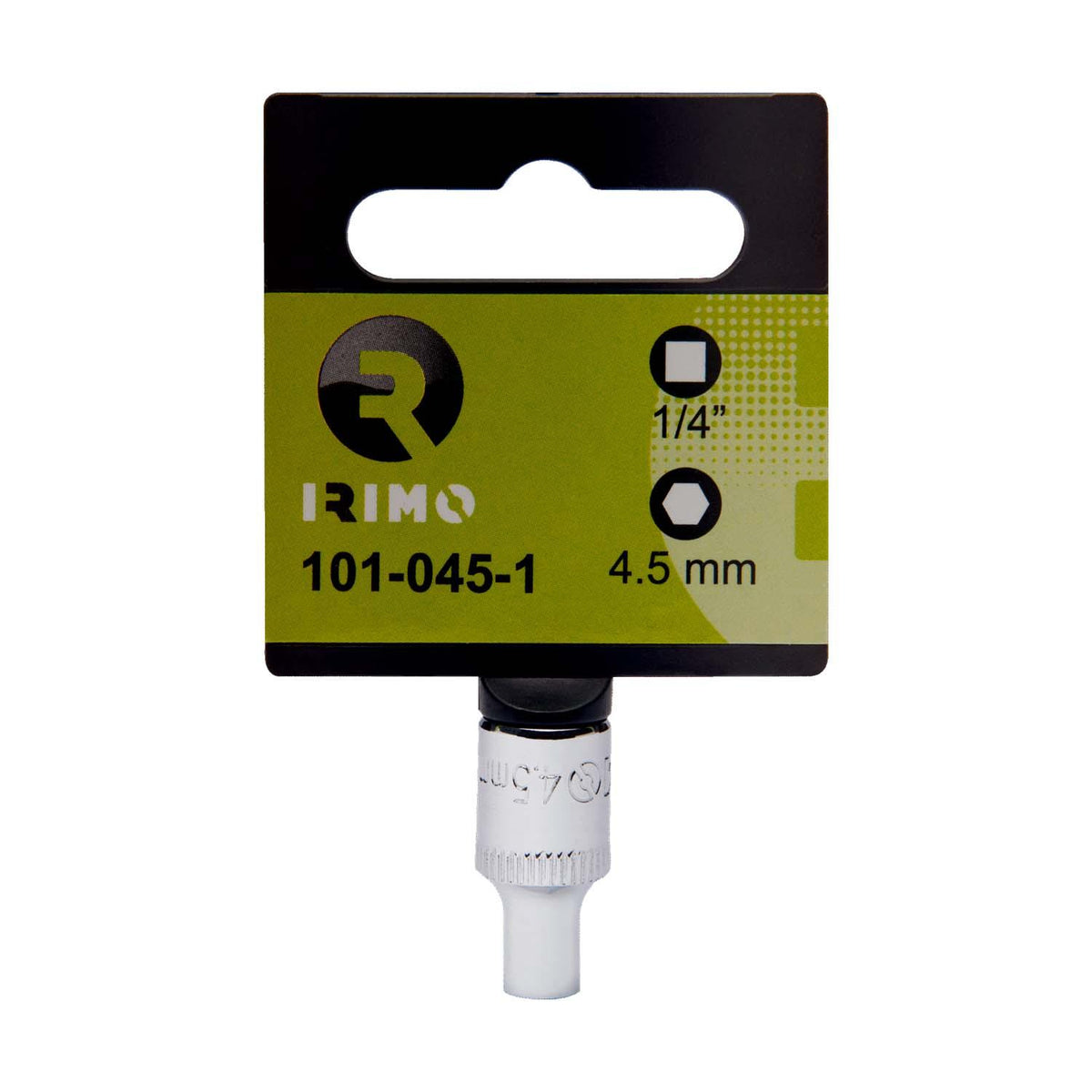 Dado Hexagonal IRIMO 1/4'' 4.5mm CrV Cromado - Herram.cl