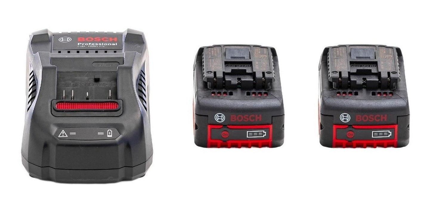 Kit Baterías 4ah + Cargador Rapido 18v, Starter Kit - Bosch - Herram.cl