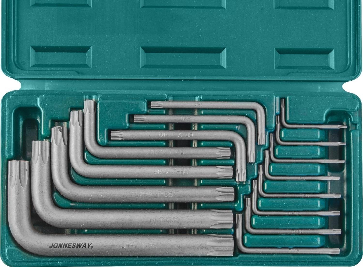 Juego De Llaves Torx + Maleta 16 Piezas - JonnesWay - Herram.cl