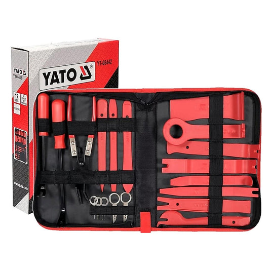 Set Removedor Tapiz y Radio Auto YATO 19pz Desarmar Interior - Herram.cl