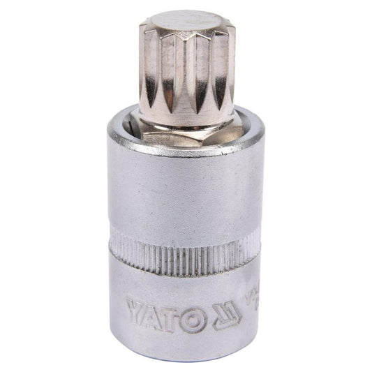Dado Punta Spline M16 1/2'' 55mm Yato YT-04346 - Herram.cl