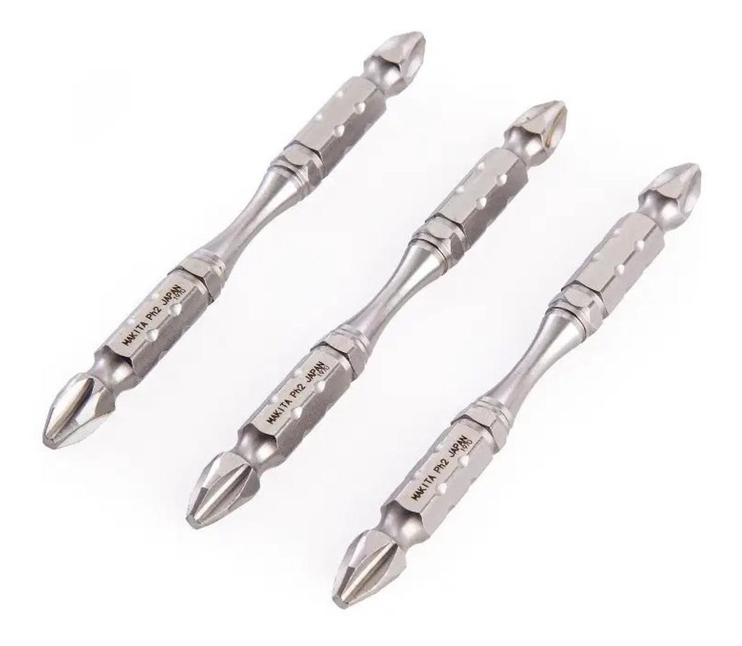 Punta De Torsion PH2 - 110mm 3 PZAS - Makita - Herram.cl
