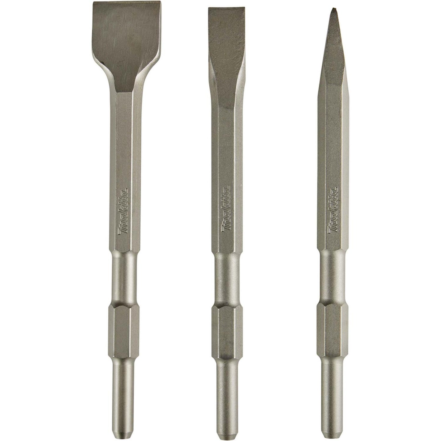 Juego Cinceles Toma Hex. 17mm 3 Pzas - Makita - Herram.cl