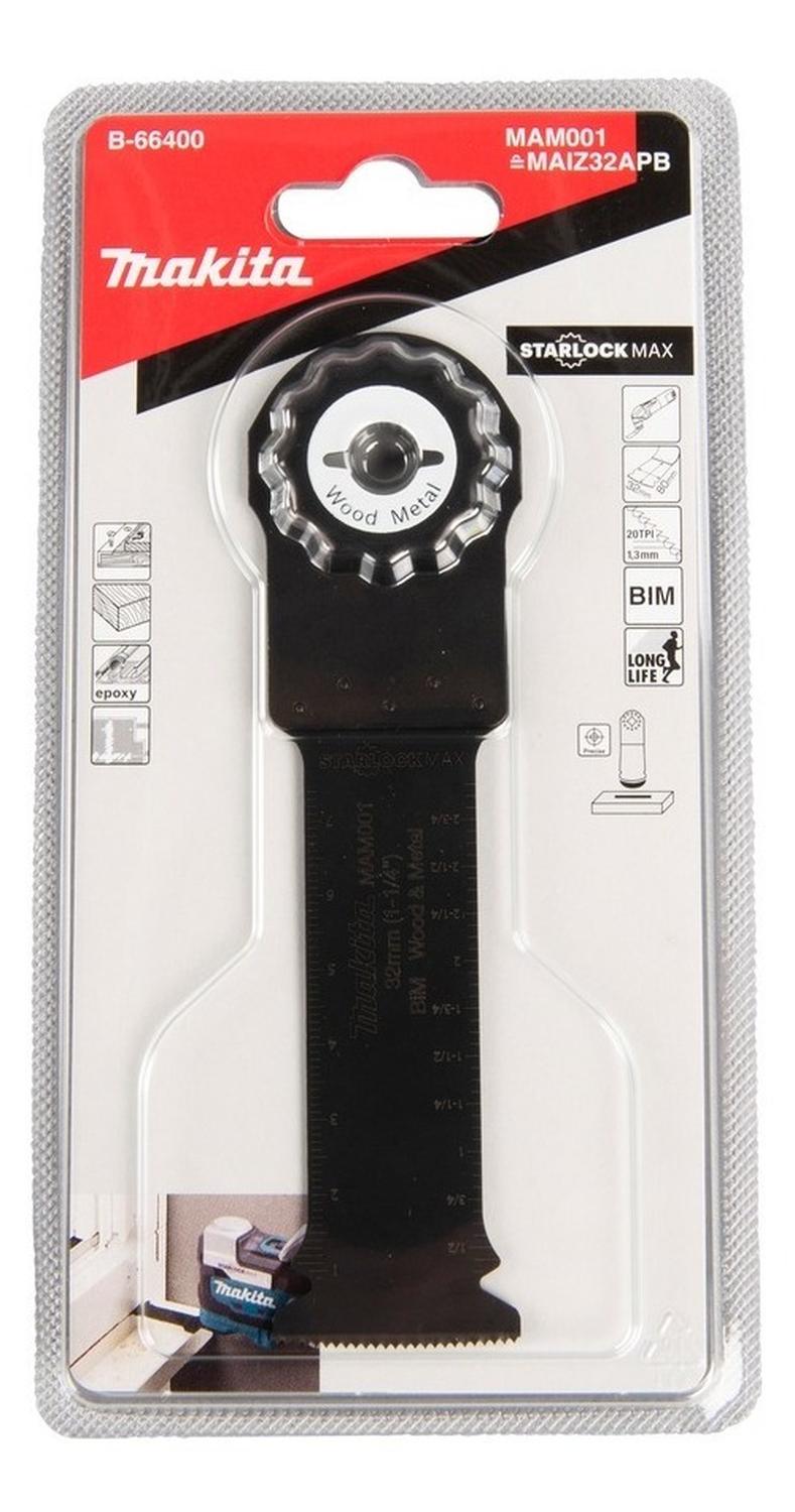 Hoja De Imersion 32x80mm Starlock Max Mam001 - Makita - Herram.cl
