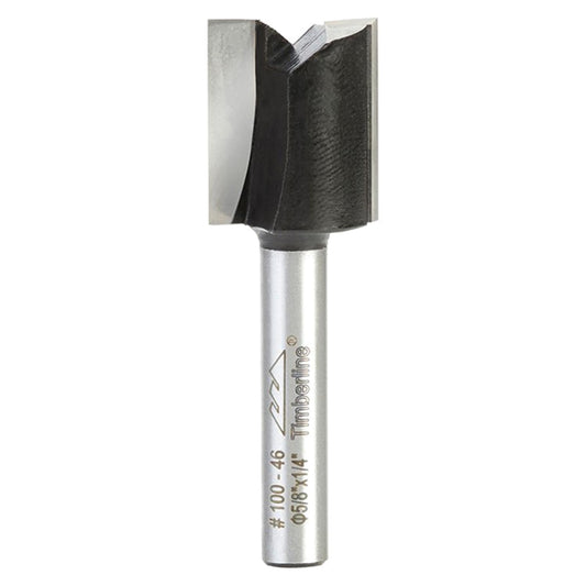 Fresa Recta 5/8'' x 3/4'' Vástago 1/4'' 100-46 - Timberline - Herram.cl