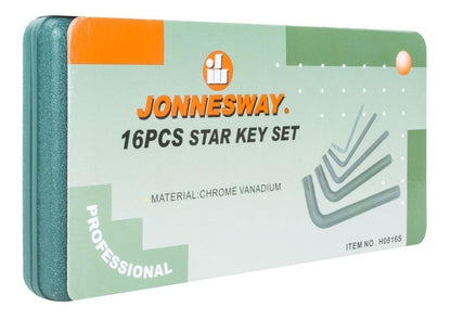 Juego De Llaves Torx + Maleta 16 Piezas - JonnesWay - Herram.cl