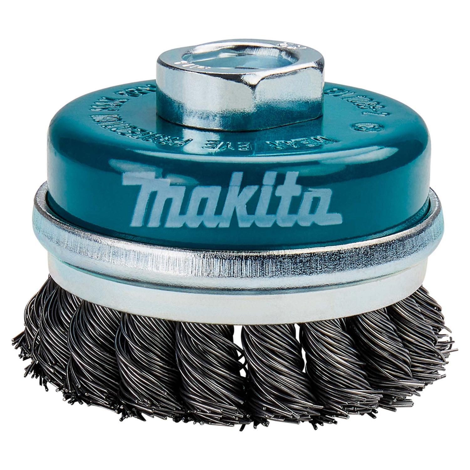 Grata Copa Acero Trenzada 60mm / M14 - Makita - Herram.cl