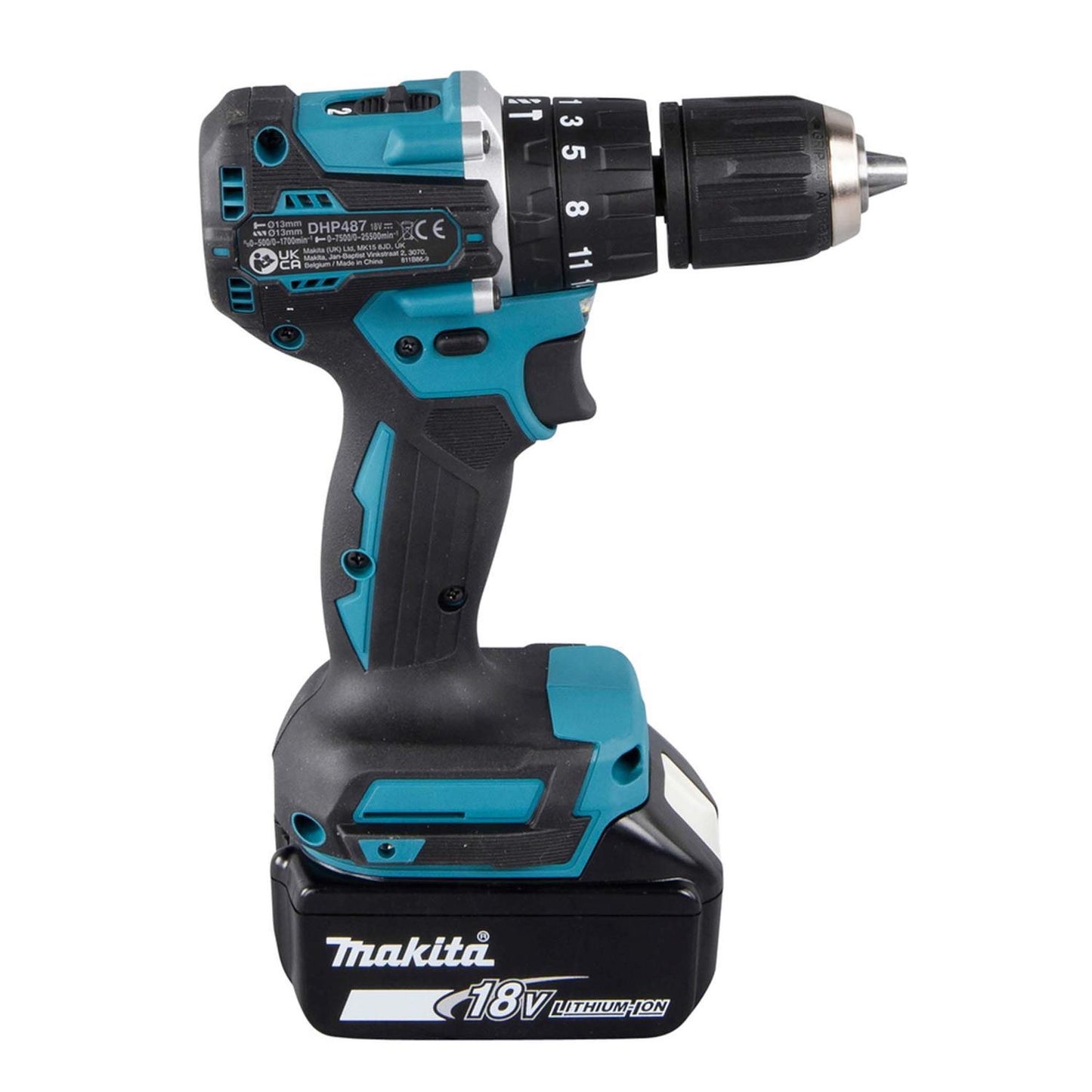 Kit Taladro percutor Makita 13mm 18V 2 Bat 1.5 Ah+1 Bat 3Ah - Herram.cl