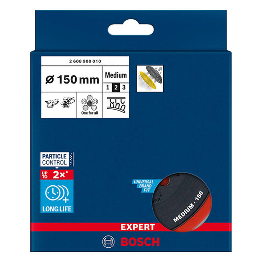 Plato Lijado Bosch Expert Multihole 150mm Medio Multiperfora - Herram.cl