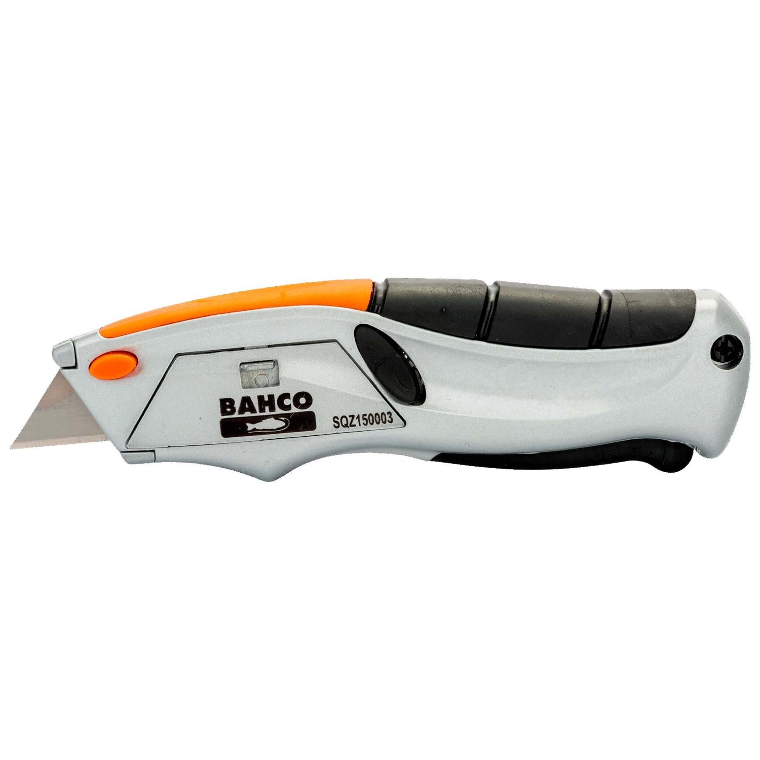 Cutter Retractil multiuso con mango de Caucho - Bahco - Herram.cl