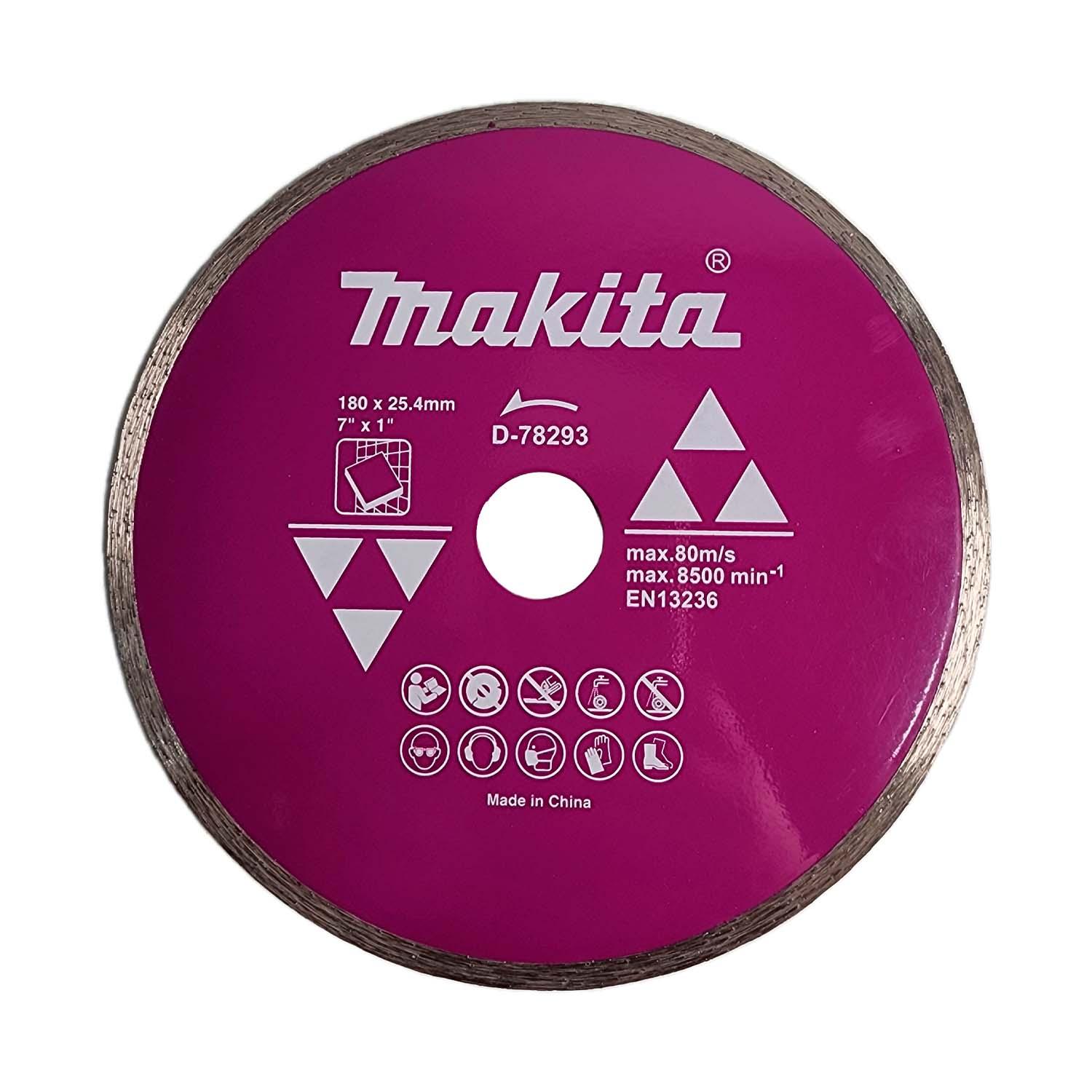 Disco Diamantado Continuo Para Porcelanato 7''x1'' - Makita - Herram.cl