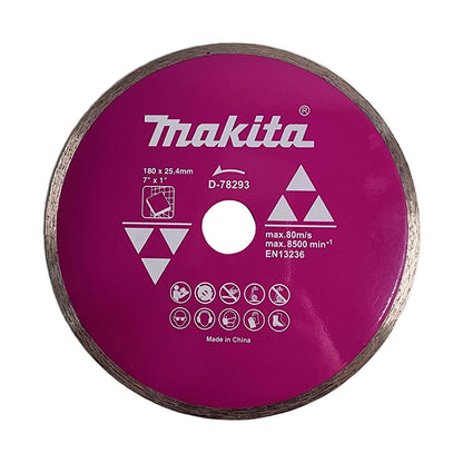Disco Diamantado Continuo Para Porcelanato 7''x1'' - Makita - Herram.cl