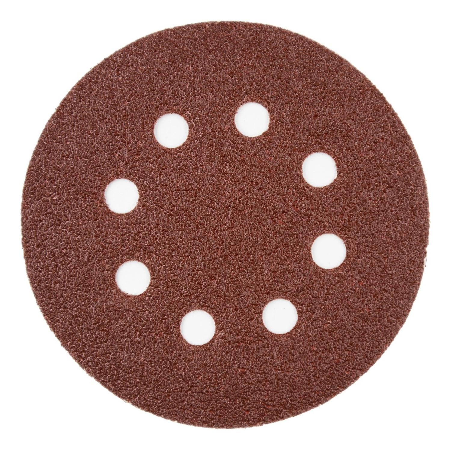 Pack 5 Discos De Lija Con Velcro 5'' (125mm) G60 - Nexxo - Herram.cl