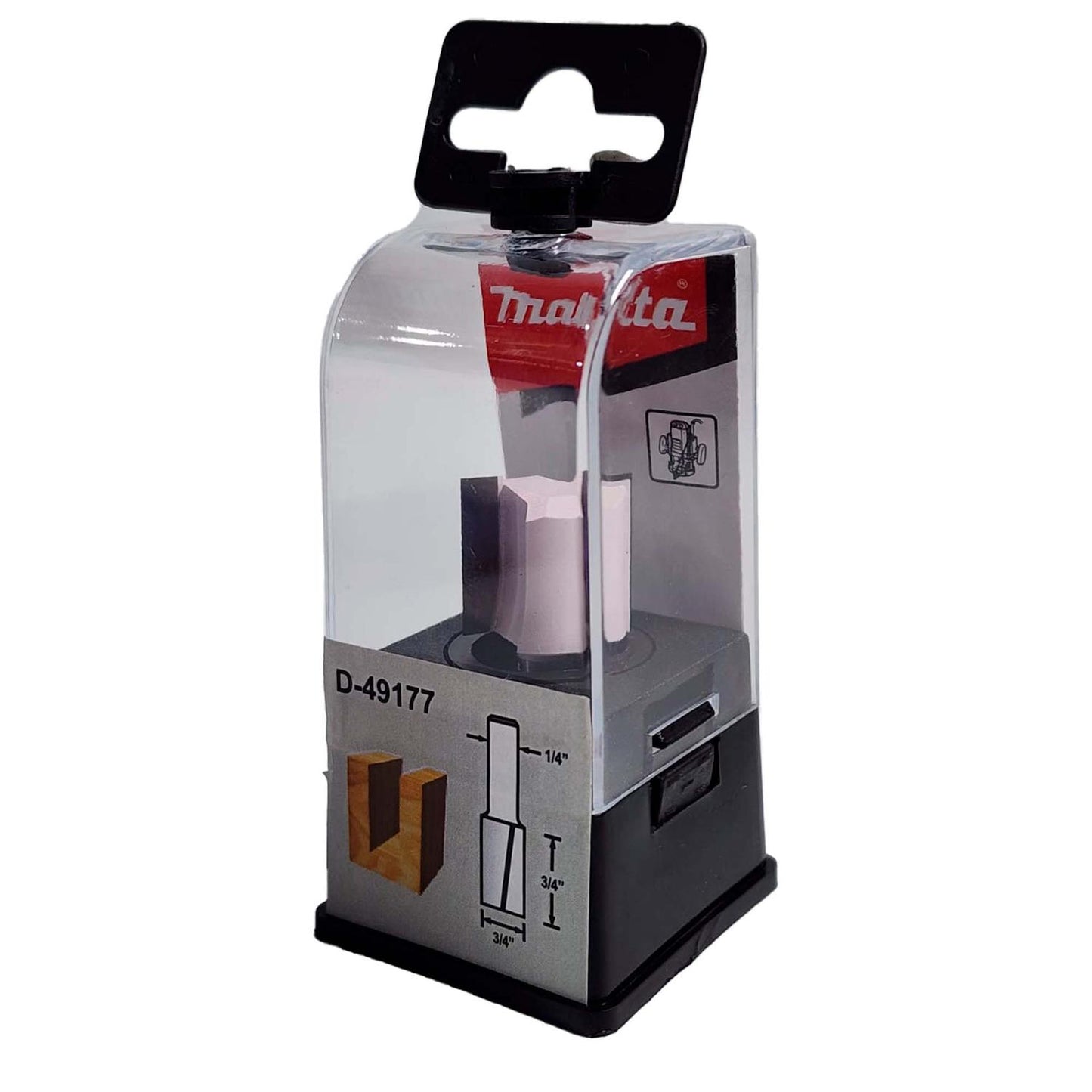 Fresa Recta 2 Filos 3/4''x3/4x2'' Toma 1/4'' - Makita - Herram.cl