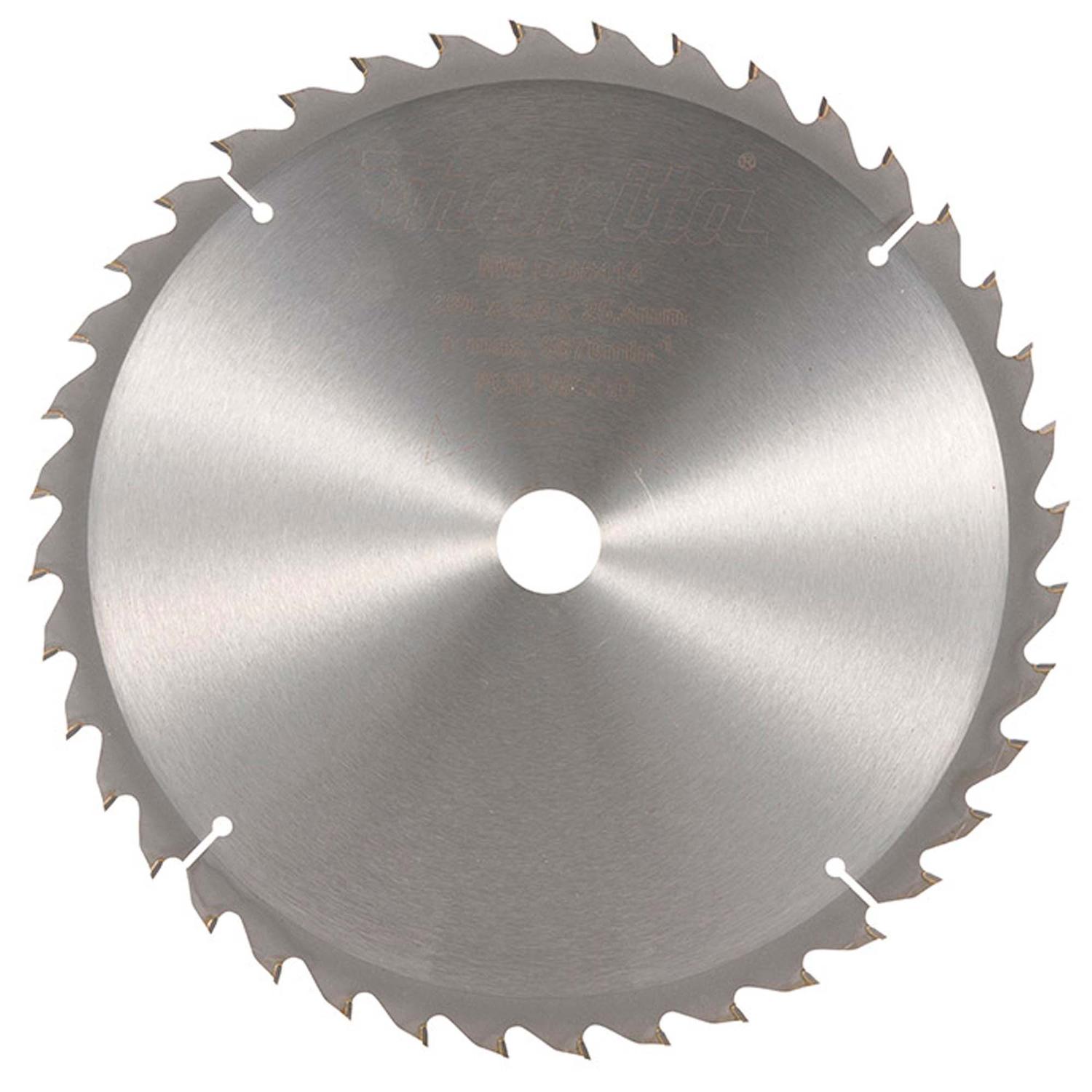 Disco De Sierra T.C.T. 260 Eje 25.4mm /40 D (Madera) - Makita - Herram.cl