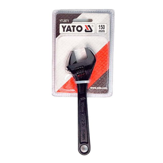 Yato Llave Francesa Ajustable 150mm YT-2071 Acero Carbono - Herram.cl