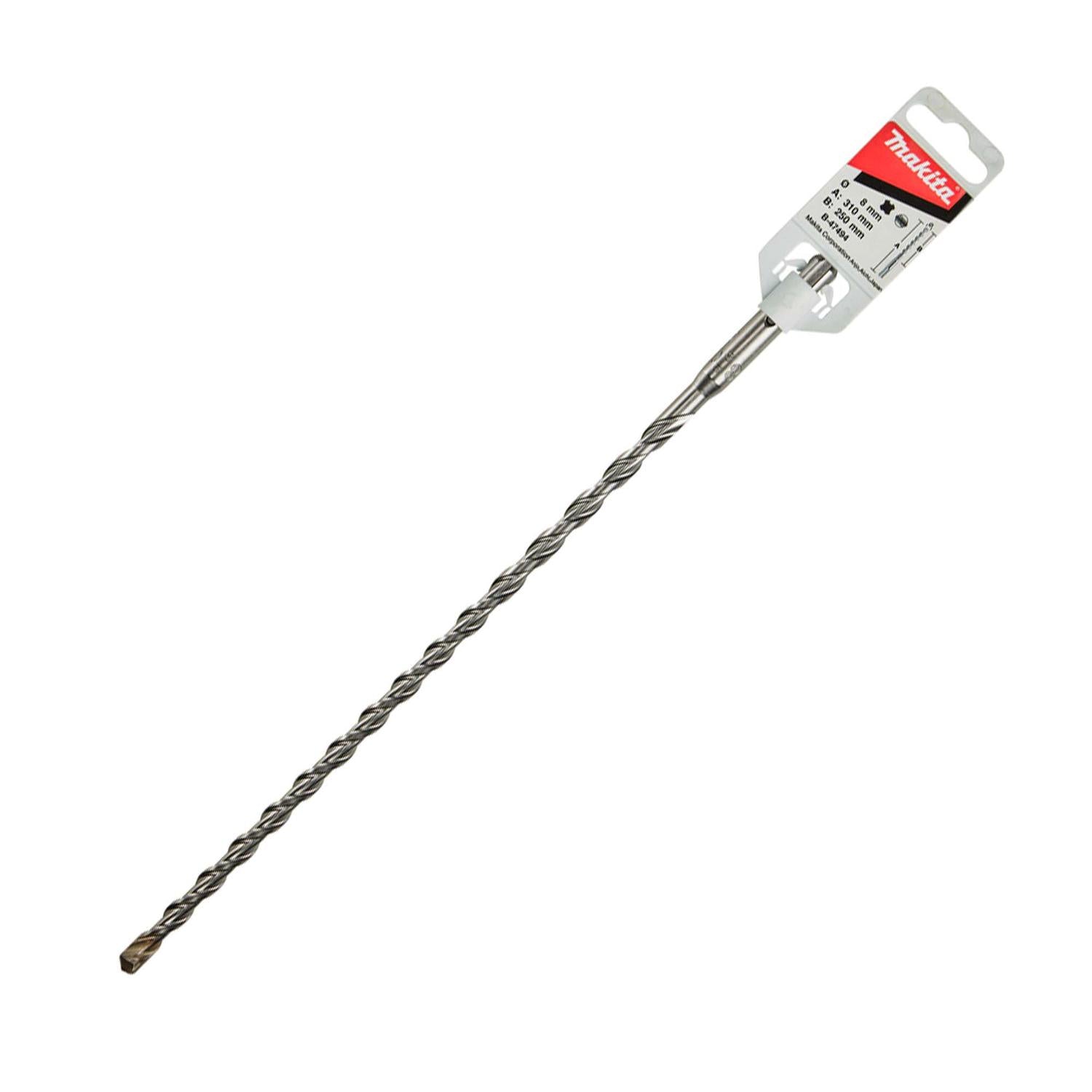 Broca SDS - Plus V - Plus 8x250x310mm - Makita - Herram.cl