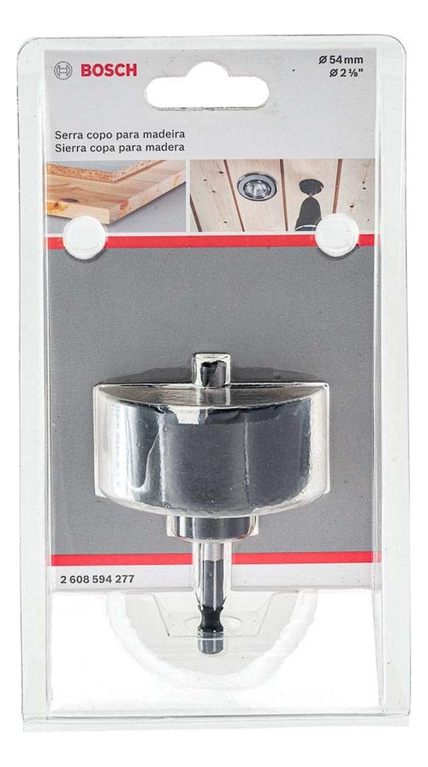 Sierra Copa Para Madera Con Adaptador 54mm (2 - 1/8'') - Bosch - Herram.cl