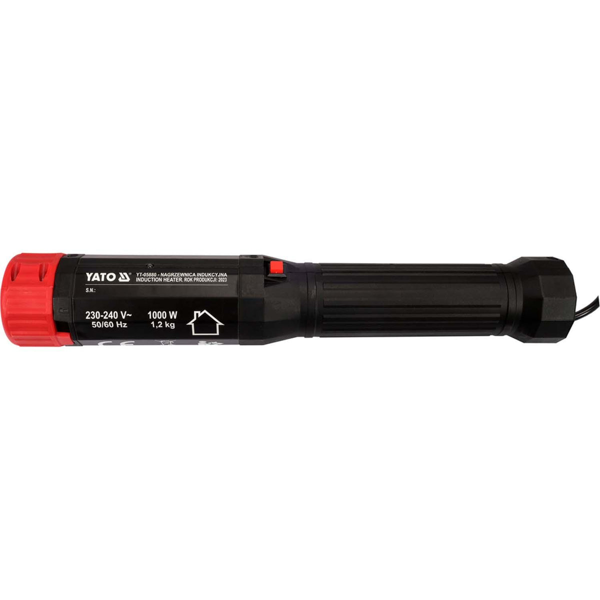 Kit Calentador por inducción portatil 1 Kw 9 Pzas - Yato - Herram.cl