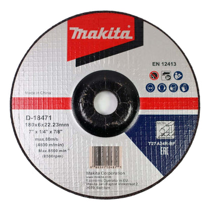 Disco Desbaste Metal 7''x6x22,23mm A24R - BF - Makita - Herram.cl