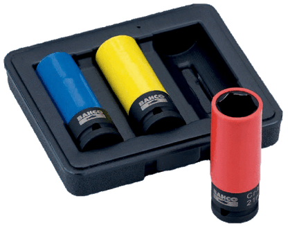 Juego de Dados de Impacto Para Ruedas 17,19,21mm - Bahco - Herram.cl